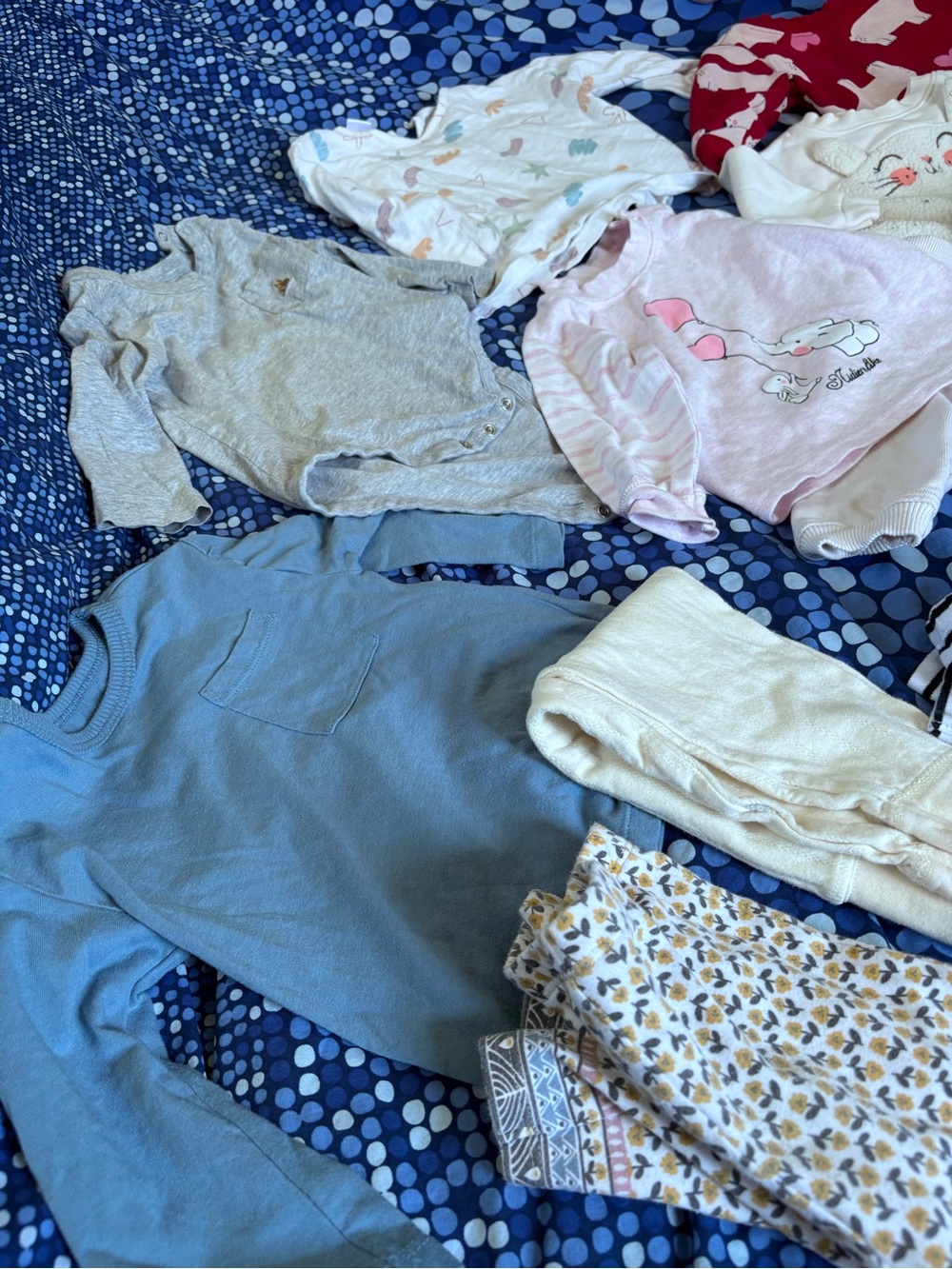 Baby Girl Mix & Match Long Sleeve & Pants Bundle size 12 months - Picture 4 of 5